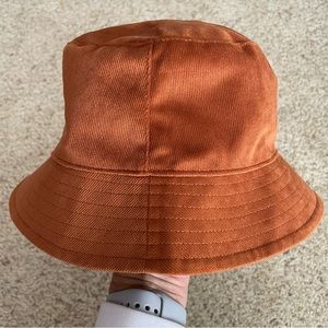 Anthropologie Rust Bucket Hat